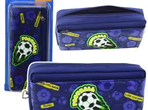 Schulbedarf Organizer mit Fußballdesign in Marineblau