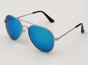 Blau ' Verzweifelt' Piloten-Sonnenbrille 2200-08