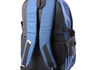 Funktioneller City-Rucksack 9 Taschen Marineblau 35L
