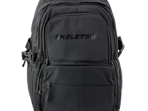 Funktioneller City-Rucksack 9 Taschen Schwarz 35L