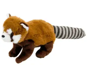 Mascotte Peluche Panda Rouge Câlin 45cm
