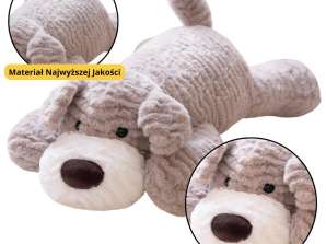Plush Cuddly Mascot Dog Light Grey 30cm