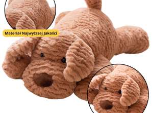 Plush cuddly mascot dog beige 30cm