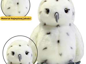Plush Owl Bird Plush Mascot Cuddly Toy White 23cm