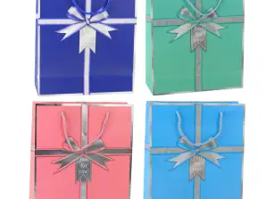 Geschenktasche Schleife Just For You 32 x 26 x 12 cm