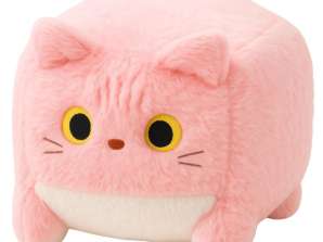 Plüsch Maskottchen Kuschelkatze Würfel rosa 18cm