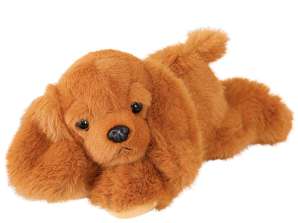 Plush Cocker Spaniel Dog with Weighted Paws Brown 30cm