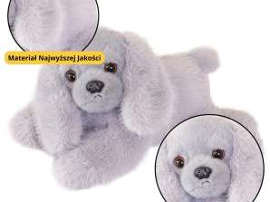 Plush Cocker Spaniel Dog with Weighted Paws Grey 30cm