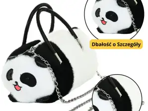 Plišani Panda Ručke Metalni Lanac Crno-bijela 20cm