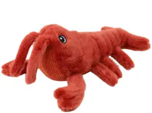 Lobster plush mascot cuddly toy red 30cm