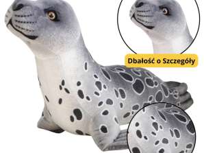 Peluche Mascotte Foca Coccolosa Grigio 37cm