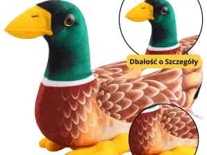 Peluche Peluche Mascotte Marrone Verde 28cm