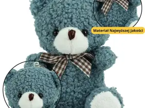 Orsacchiotto Peluche Portachiavi Ciondolo Decorazione Blu Navy 8cm