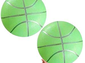 Pastellfarbener Gummi Strandball Hellgrün 20cm