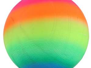 Regenbogen Palme Gummi Strandball Bunt 22cm
