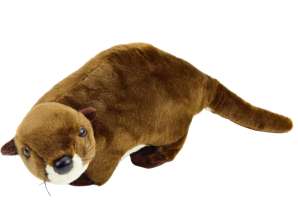 Kuscheliger Otter Plüsch Maskottchen Braun 37cm