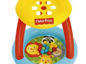 Aufblasbares Planschbecken mit Sonnenschutz Fisher Price Bestway 93541