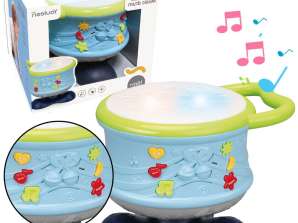 Tamburo Musicale Educativo Interattivo Blu