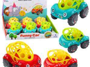 Rode Groene Rammelauto voor Baby's