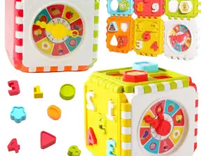 Educativo Cube Sorter Numeri Modelli Orologio Colorato