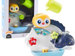 Interactive Water Toy for Bathing Penguin Whale
