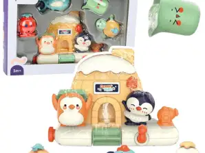 Set di giocattoli da bagno per bambini Animali marini interattivi