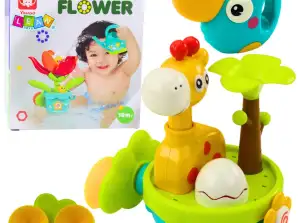 Giocattolo da bagno Giraffa Sensoriale Ventosa interattiva colorata