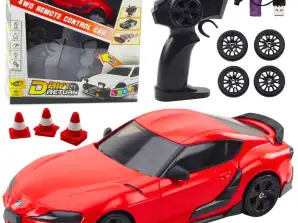 Drift Auto Met Verwisselbare Wielen Afstandsbediening RC 4WD Rood