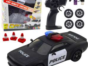 Auto Sportowe Do Driftu Wymienne Koła Zdalnie Sterowany RC 4WD Policja