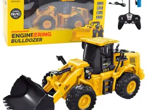 Afstandsbediende Graafmachine Bulldozer RC 2.4G 9CH Geel