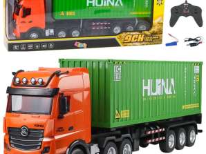 Ferngesteuertes RC Lkw mit Container Huina Grün 1:18