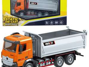 Camion Ribaltabile Metallico Huina Arancione 1:50