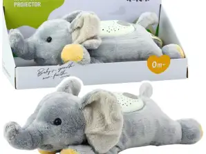 Olifant Pluche Slaperige Knuffelige Projector Geluiden Geluid