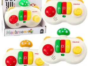 Konsolenpad Interaktiver sensorischer Pilz für Kinder Lichtergeräusche