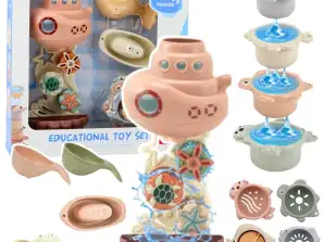 Bath Toys Underwater Ship Cups Suction Cup 9el