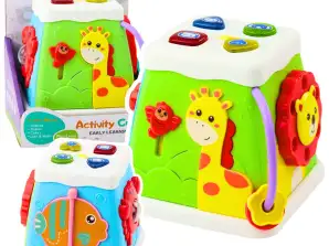 Educational Cube Multifunctional Interactive Lights Sounds