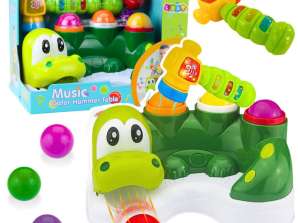 Jeu d'arcade, marteau coulissant, crocodile interactif