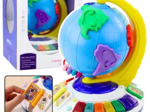 Interaktiver pädagogischer musikalischer Globus für Kleinkinder Kontinente Tiere
