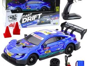 Samochód Wyścigowy Auto Do Driftu RC Niebieskie 30km/h 1:16