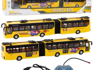 Skolebuss Leddbuss RC Trolleybuss 1:32 Gul