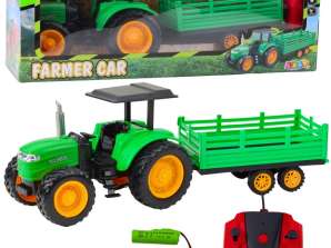 RC Traktor mit Anhänger Grün