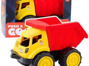 Große Kinder Muldenkipper für Sand Baufahrzeug Rot Gelb