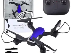 Drone Gyroscope à six axes Lumières LED Rotation 360° Bleu