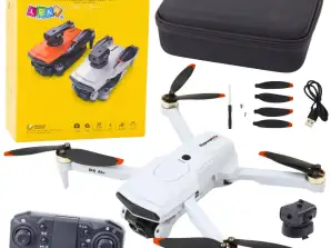 D6 PRO Drone Camera LED Light App Cinzento Claro