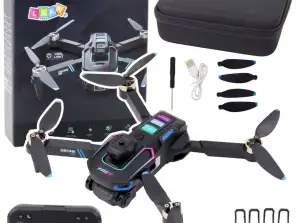 LU60 Drone Dual Camera HD LED Light App Preto