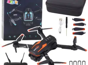 Controle Remoto Drone LU800 Câmera LED Luzes Laranja