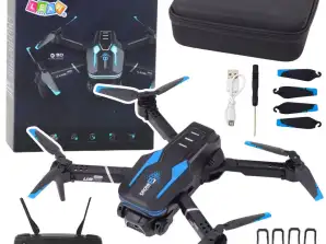 Controle Remoto Drone LU800 Câmera LED Luz Azul
