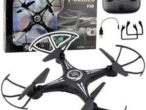 Y 35 Telecomando Drone Giroscopio Leggero Rotazione 360° Nero