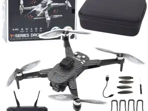 Drone Y329 HD kamera WIFI LED lámpák alkalmazás fekete szén