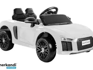 Audi R8 Spyder Batteria Auto Bianco